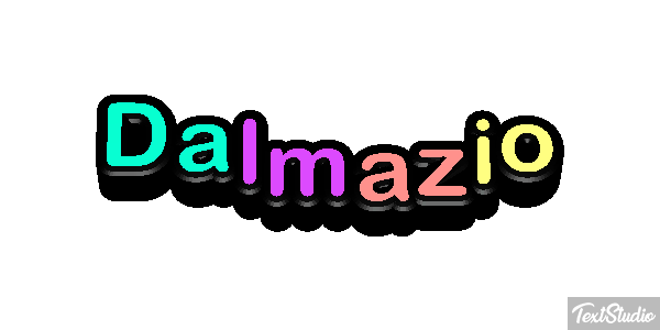 Dalmazio テキスト効果