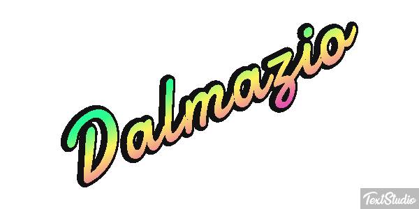 Dalmazio テキスト効果