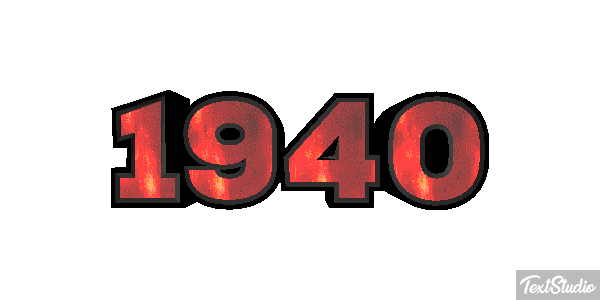 1940 Efekt tekstowy