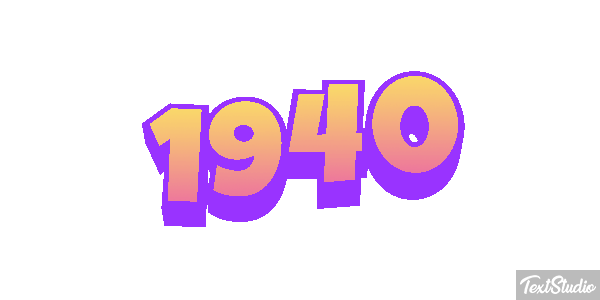 1940 Efekt tekstowy
