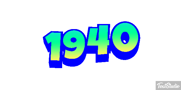 1940 Efekt tekstowy