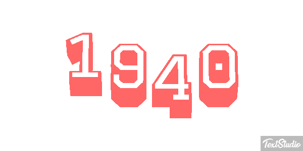 1940 Efekt tekstowy