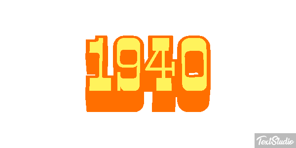 1940 Efekt tekstowy