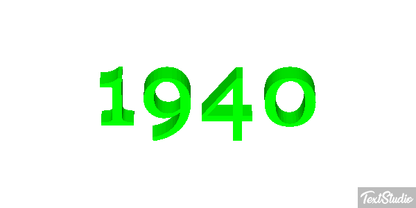 1940 Efekt tekstowy