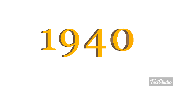 1940 Efekt tekstowy