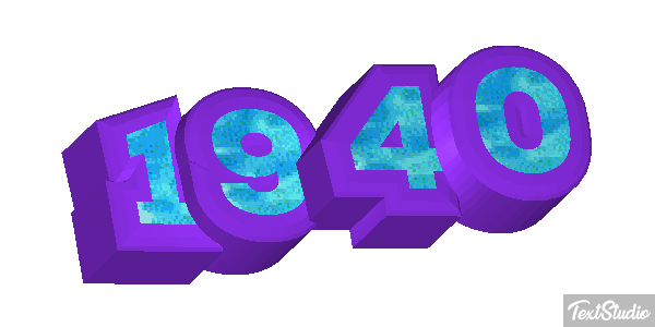 1940 Efekt tekstowy