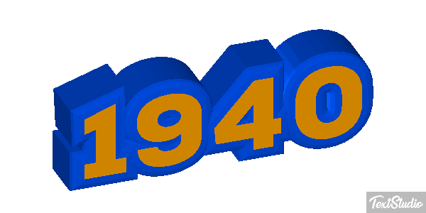 1940 Efekt tekstowy