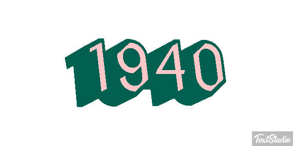 1940 Efekt tekstowy