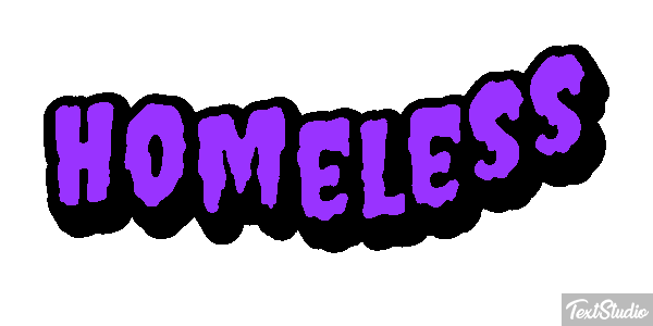 Homeless Effetto testo