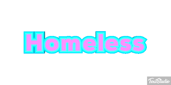 Homeless Effetto testo