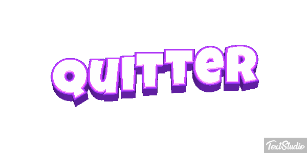 Quitter Effet de texte