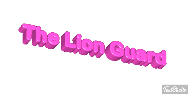 The Lion Guard Texteffekt