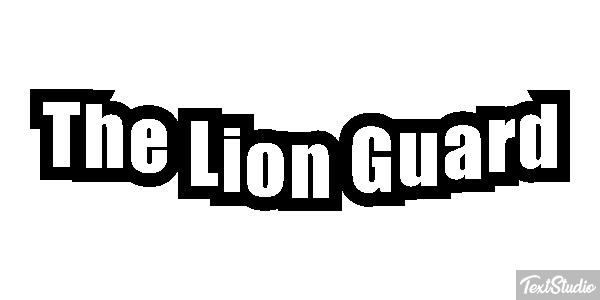 The Lion Guard Texteffekt