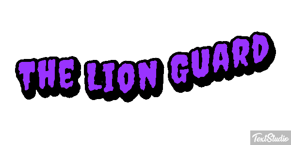 The Lion Guard Texteffekt