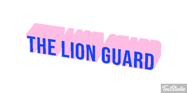 The Lion Guard Texteffekt