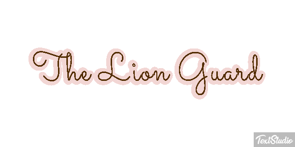 The Lion Guard Texteffekt