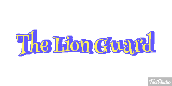 The Lion Guard Texteffekt
