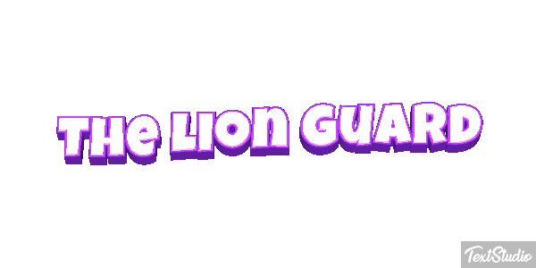 The Lion Guard Texteffekt