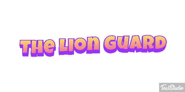 The Lion Guard Texteffekt