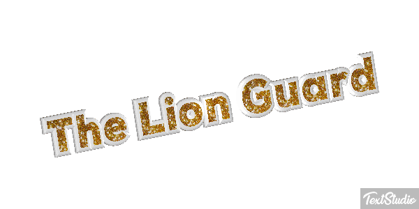 The Lion Guard Texteffekt