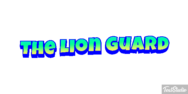 The Lion Guard Texteffekt