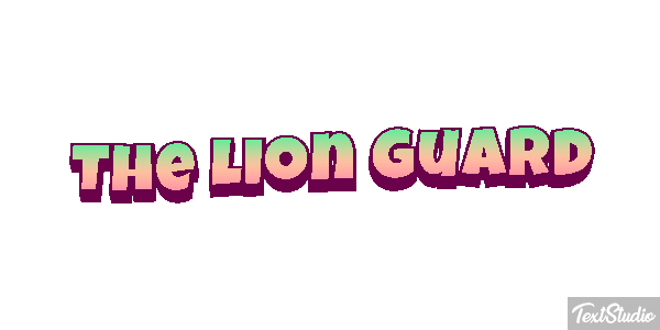 The Lion Guard Texteffekt