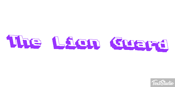 The Lion Guard Texteffekt