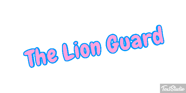 The Lion Guard Texteffekt