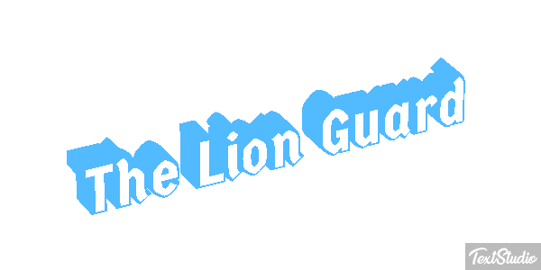 The Lion Guard Texteffekt