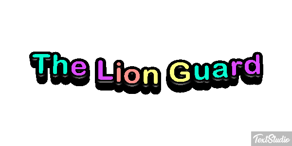 The Lion Guard Texteffekt