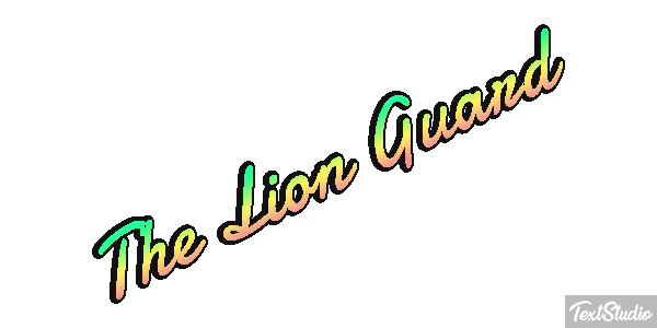 The Lion Guard Texteffekt