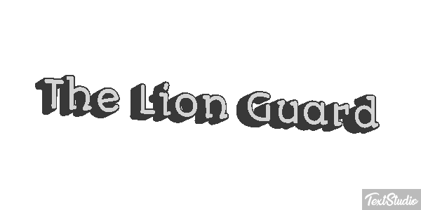 The Lion Guard Texteffekt