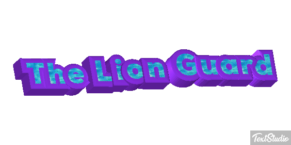 The Lion Guard Texteffekt