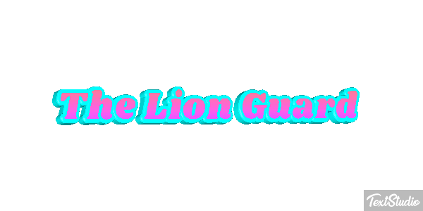 The Lion Guard Texteffekt