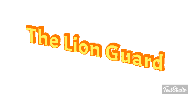 The Lion Guard Texteffekt