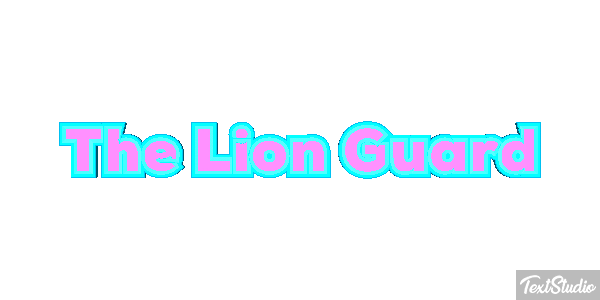 The Lion Guard Texteffekt