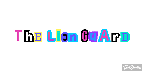 The Lion Guard Texteffekt