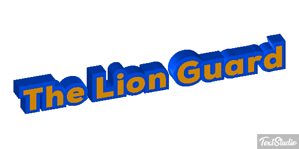 The Lion Guard Texteffekt