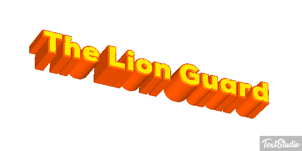 The Lion Guard Texteffekt