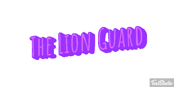 The Lion Guard Texteffekt