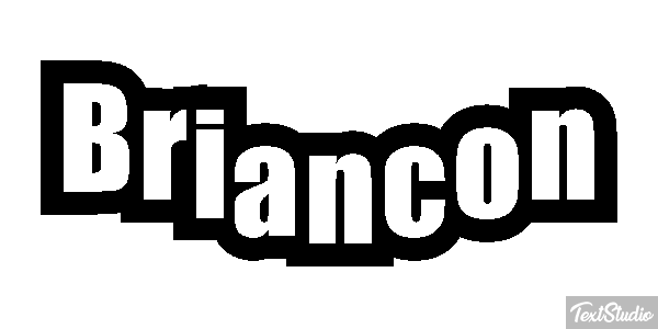 Briançon Efecto de texto