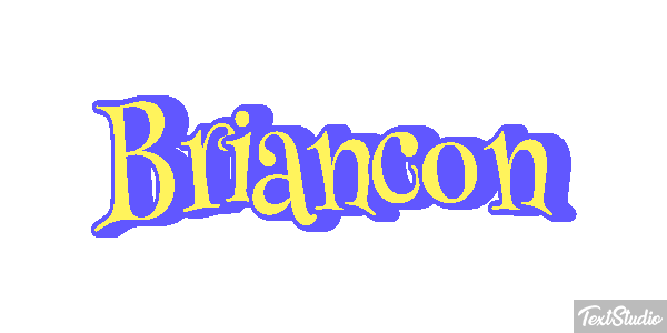 Briançon Efecto de texto