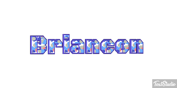 Briançon Efecto de texto