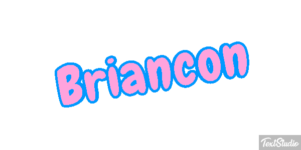 Briançon Efecto de texto