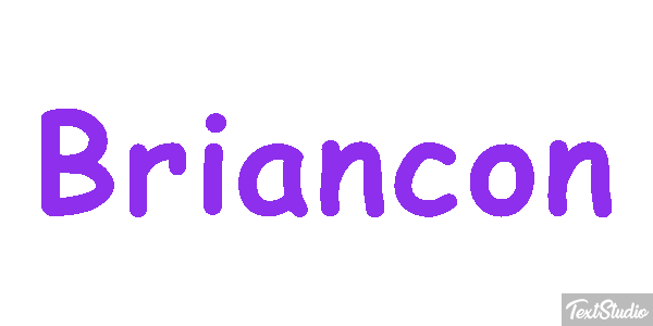 Briançon Efecto de texto