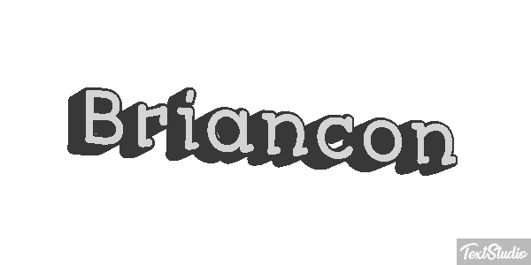 Briançon Efecto de texto