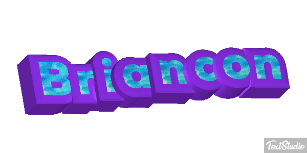 Briançon Efecto de texto