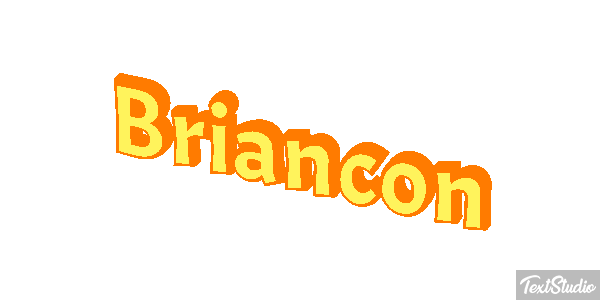 Briançon Efecto de texto