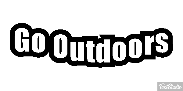 Go Outdoors Effetto testo