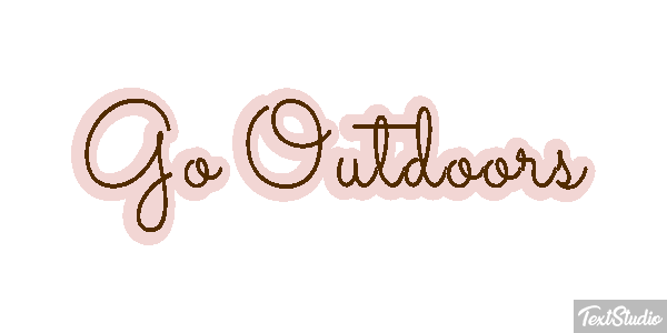 Go Outdoors Effetto testo